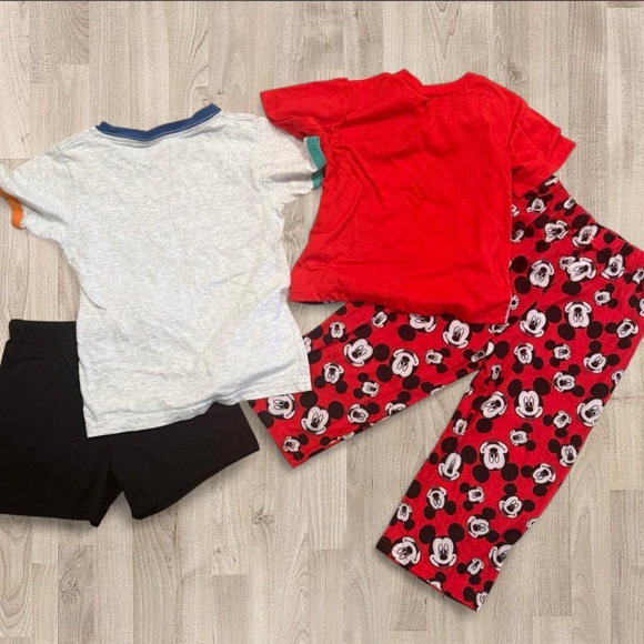 Disney 4T Mickey Mouse and Monsters Inc Kids Pajama Bundle - Picture 2 of 4